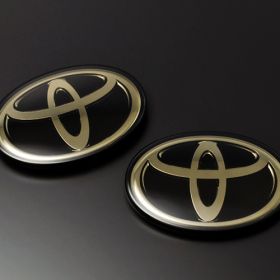Grazio Black Chrome Emblems (3 pieces set)