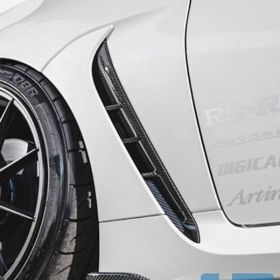 Silk Blaze Carbon Fender Duct Panels